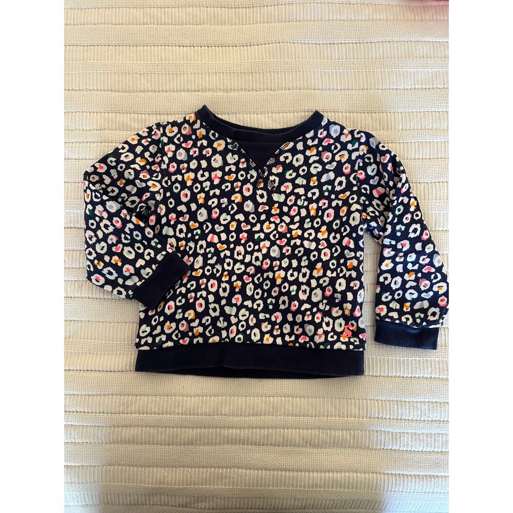 Joules 5y Cheetah Print Sweatshirt